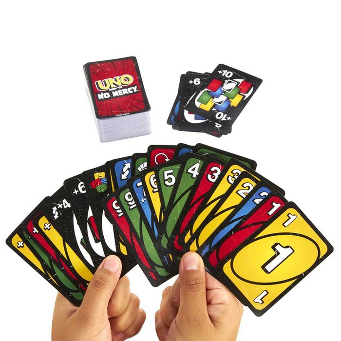 UNO Show 'em No Mercy Card Game – Wild New Rules for 2-10 Players