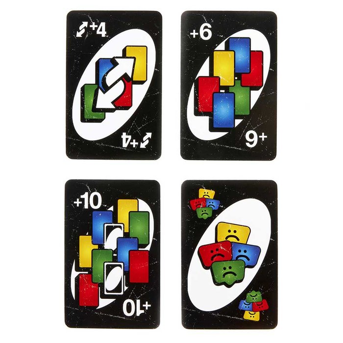 UNO Show 'em No Mercy Card Game – Wild New Rules for 2-10 Players