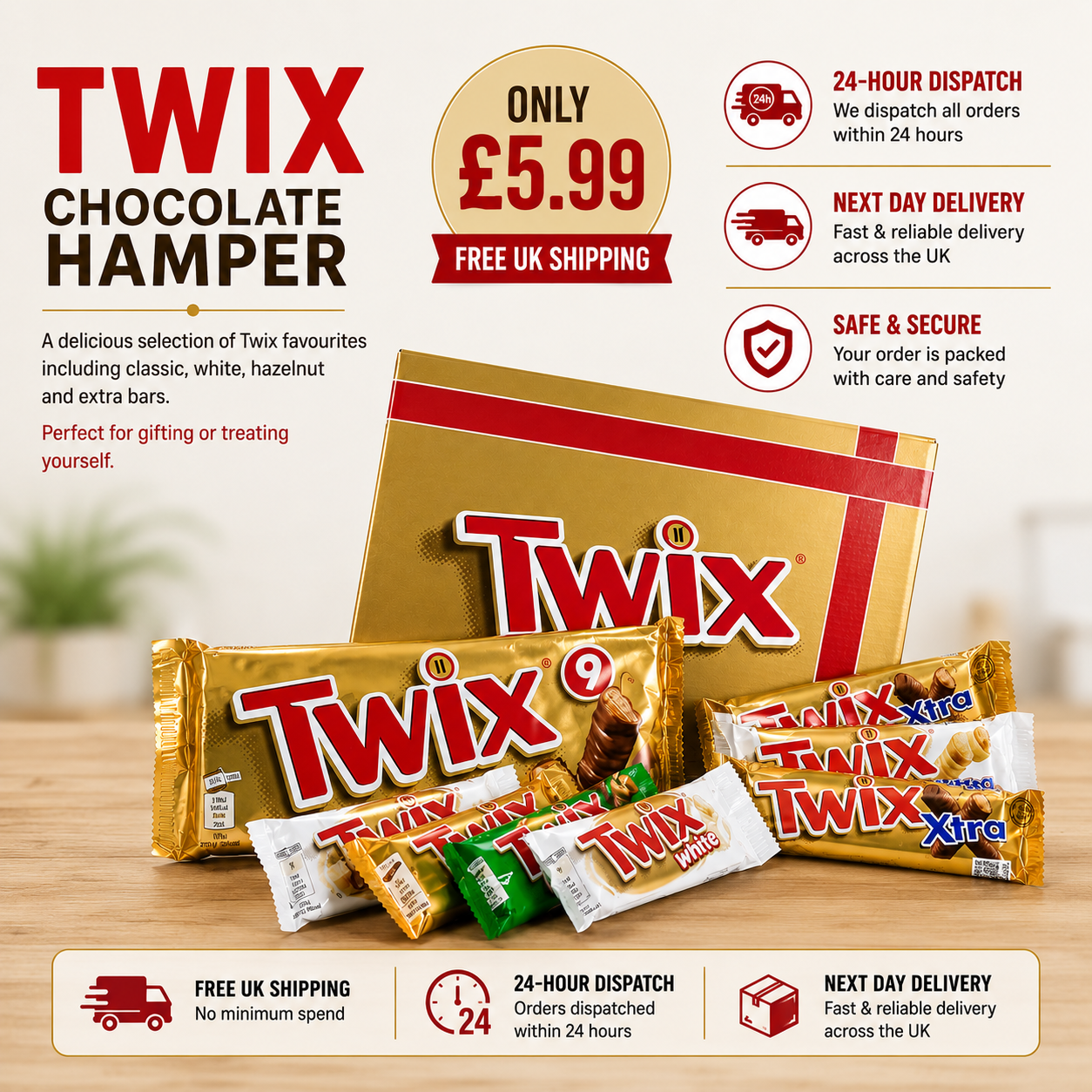 A Twix Chocolate Giftbox Hamper