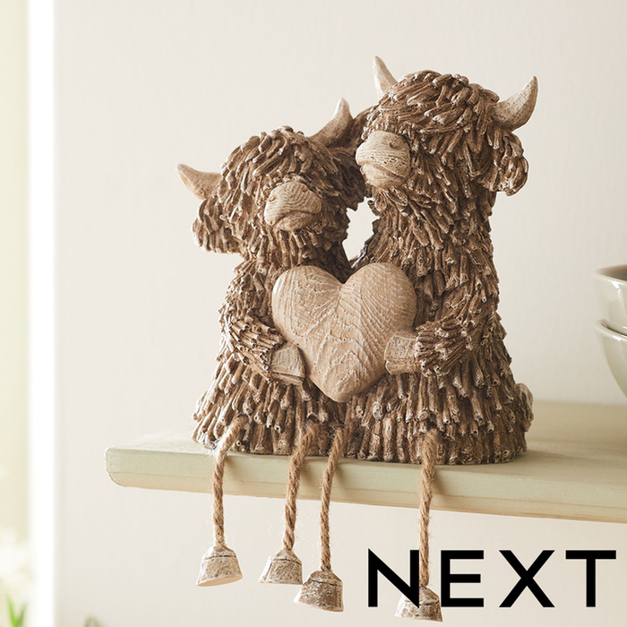Love You Cow Ornament – Cute Home & Garden Decoration