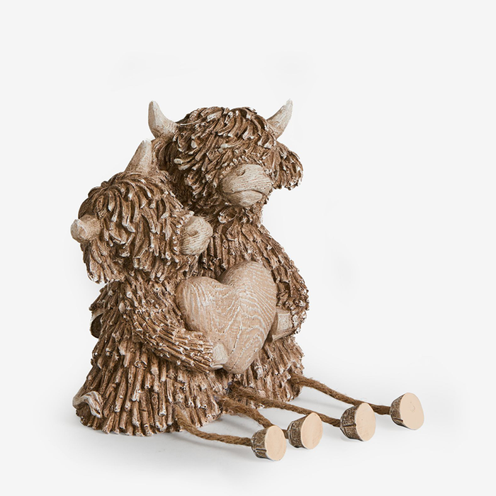 Love You Cow Ornament – Cute Home & Garden Decoration